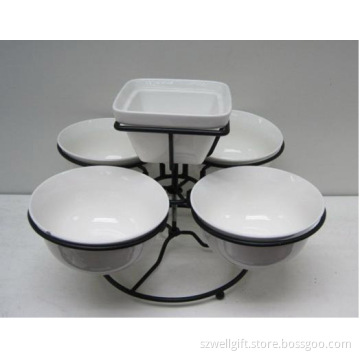 Assorted Dishes, Bowls with Stand